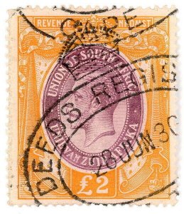 (I.B) South Africa Revenue : Duty Stamp £2 (1913)