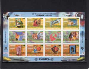 Mozambique 2006  Europa C.E.P.T.50th.Anniv.Progressive Proofs 4+1 Original