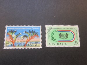 Australia 1962 Sc 349-50 set FU 