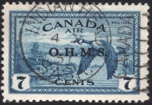 Canada SC#CO1 7¢ Canada Geese (O.H.M.S. Overprint) (1949) Used