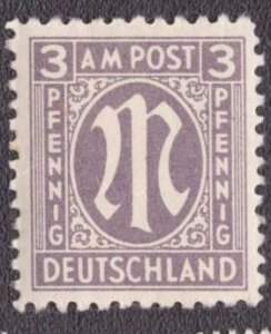 Germany Allied Occupation - 1945 3N2 MNH Crease on back