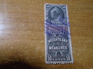 Canada Revenue stamp  van Dam  #  FWM39  used