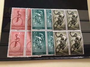 Spanish Guinea 1959 Cycling mint never hinged stamps A11279