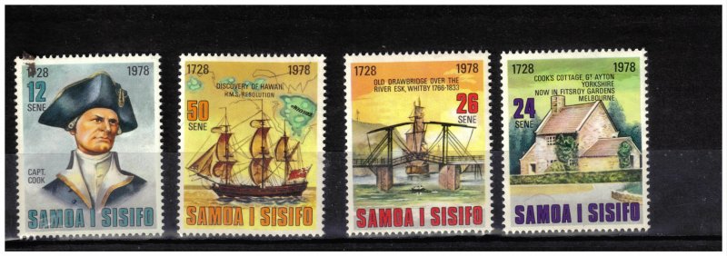 Samoa Scott 474-477 MNH