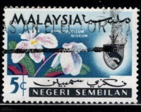 Malaysia - Negri Sembilan #78 Orchids Type - Used