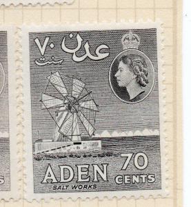 Aden 1950 Early Issue Fine Mint Hinged 70c. 170267