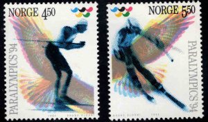 Norway Scott 1059-1060 MNH** 1994 Paralympics set