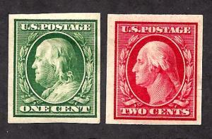 383, 384 Mint,OG,HR... SCV $5.00