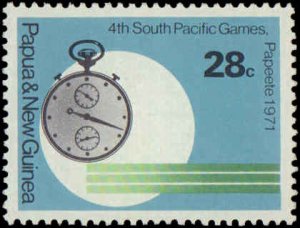 Papua New Guinea #328-331, Complete Set(4), 1971, Sports, Never Hinged