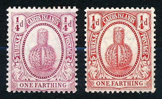 Turks & Caicos Islands #23-24  Set of 2 MH