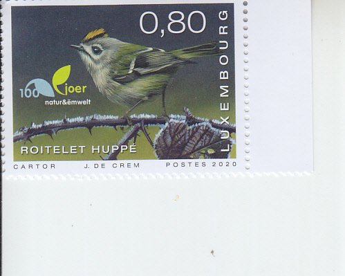 2020 Luxembourg Natur & Emwelt  (Scott 1537)  MNH