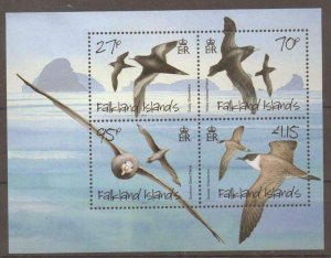 FALKLAND ISLANDS SGMS1173 2010 PETRELS AND SHEARWATER MNH