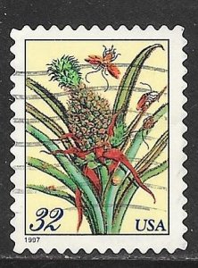 USA 3127: 32c Pineapple, Cockroach, used, VF