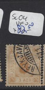 ICELAND   (PP1607B)  3 A  SC O4  OFFICIAL  VFU