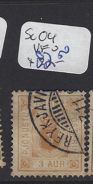 ICELAND   (PP1607B)  3 A  SC O4  OFFICIAL  VFU