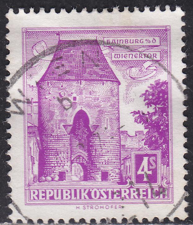 Austria 627 Vienna Gate, Hainburg 1960