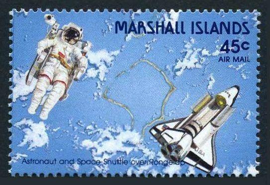 Marshall C21,MNH.Michel 203. US Space Shuttle Program,1988.