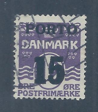 DENMARK SC# J38 F/U 1934