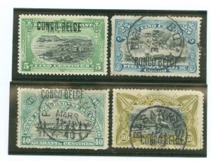 Belgian Congo #31/34-36 Used Single