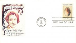 1926 18c EDNA ST. VINCENT MILLAY - MRH cachet