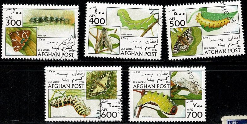Afghanistan 1996 delisted butterflies
