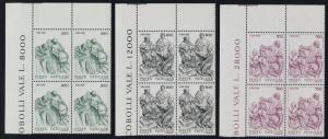 Vatican 715-7 TL Block MNH Art, 400th Anniv of Gregorian Calendar