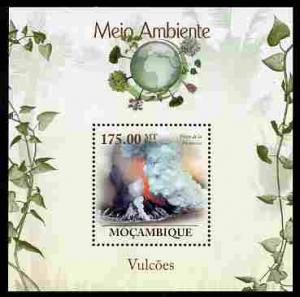 Mozambique 2010 The Environment - Volcanoes perf m/sheet ...