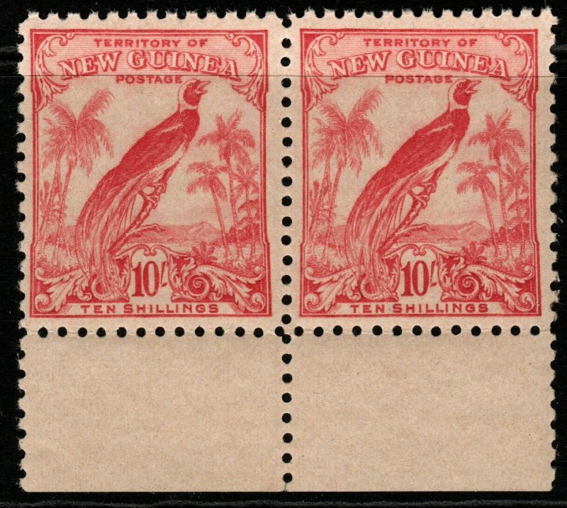 NEW GUINEA SG188 1932 10/= PINK MNH PAIR