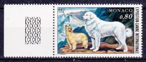 Monaco 1059 MNH 1977 Monte Carlo Dog Show