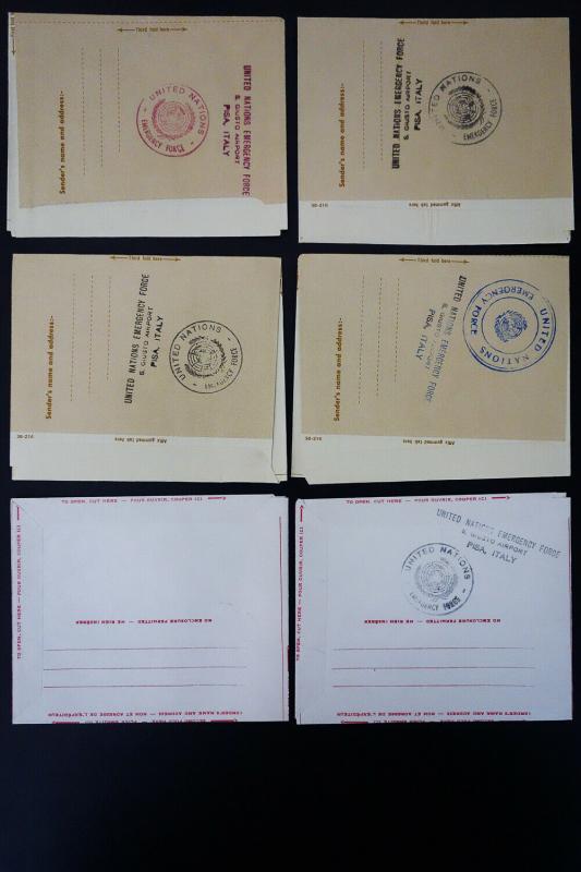 United Nations Emergency Forces Air Mail Collection