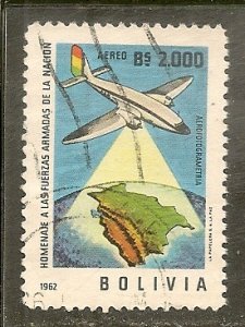 Bolivia   Scott C243  Plane  Used