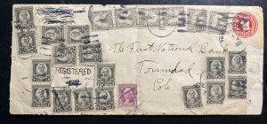 1933 Tobe Co USA Postal stationery Cover To First National Bank Trinidad