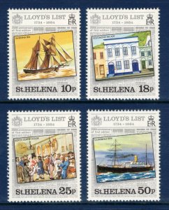 ST HELENA 1984 Lloyd's List; Scott 412-15, SG 438-41; MNH