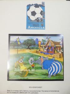 EDW1949SELL : ANGUILLA Beautiful collection of VF MNH Disney sets, S/s & Shtlts