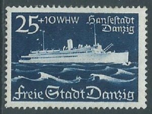 Danzig, Sc #B31, 25pf + 10pf, MNH