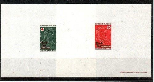 Reunion Scott B40-41 Mint NH Deluxe Proofs (CV 130 Euros)