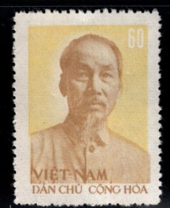 North Viet Nam Scott 55 unused 1957 Ho Chi Min stamp