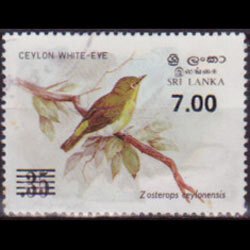 SRI LANKA 1986 - Scott# 780A Bird Surch. Set of 1 Used