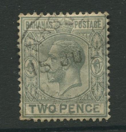 Bahamas - Scott 74 - KGV Definitive - 1927 - Used - Single 2p Stamp