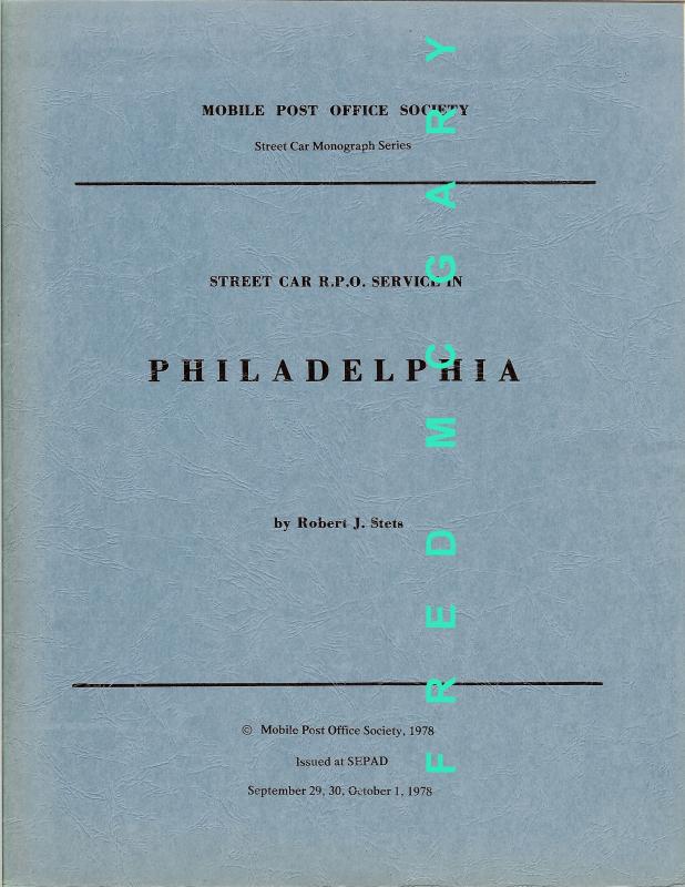 Stets' Classic: Streetcar RPO Service in Philadelphia - Complete With Overlay!