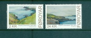 Faroe Is. - Sc# 556-7. 2011 Johannssen Art. MNH $8.15.