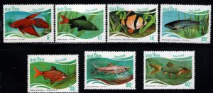 Unified Viet Nam Scott 1831-1837 Fish set MNH**