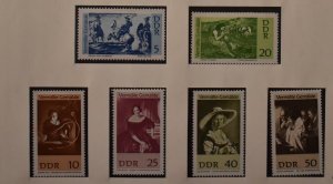 GERMANY DDR  929-34  MNH  COMPLETE SET