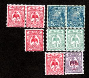 New Caledonia # 91,93,98,123 Mint!