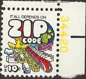 # 1511 MINT NEVER HINGED ZIP CODE