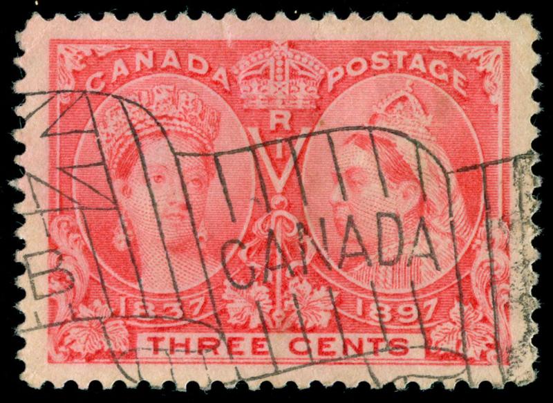 MOMEN: CANADA STAMPS #53 USED JUBILEE SUPERB GEM