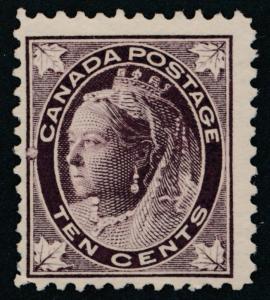 Canada 73 Mint LH F-VF, 10c Victoria