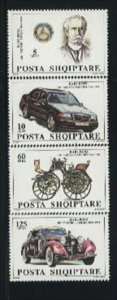 Albania MNH Sc 2458-61 Mi 2543-46 Antique cars