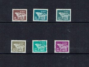 Ireland: 1981, Stylised Animals, Additional Values, Litho print, Fine Used Set.