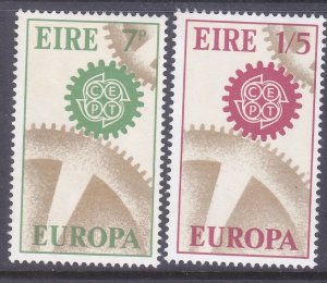 Ireland 232-33 MNH 1967 EUROPA Set